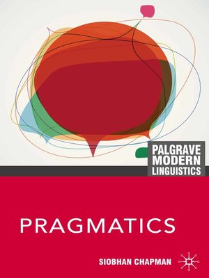 cover image of Pragmatics